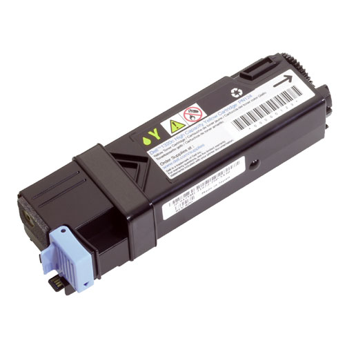 Dell 2130cn Yield 2500 Pages @ 5% 330-1391 High Capacity Yellow Laser Toner Cartridge