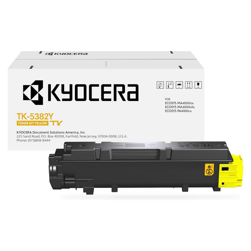 Kyocera OEM TK-5382Y (1T02Z0AUS0) Yellow Toner Cartridge