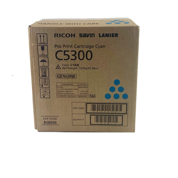 Ricoh 828600 Pro Print Cartridge Cyan C5300  1 - Each