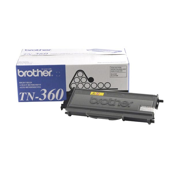 2 High Yield TN360 Toner Cartridge 330 For Brother HL-2140 2170W MFC-7340 7840W 