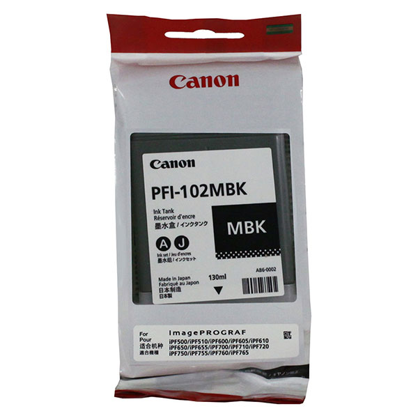OEM 0894B001 ink for Canon® imagePROGRAF  Matte Black, 130 Yield