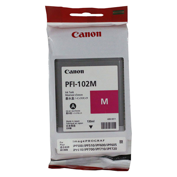 OEM ink for Canon® imagePROGRAF iPF500, iPF510, iPF600, iPF605, iPF610, iPF650, iPF655, iPF700 with Colortrac scanning system, iPF710, iPF710 with Colortrac scanning system, iPF720, iPF750, iPF755.