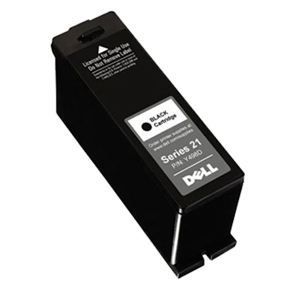 Dell Genuine OEM Y498D (U313R) Series 21 Standard Yield Black Ink Cartridge (180 YLD) (330-5275 , 330-5890)
