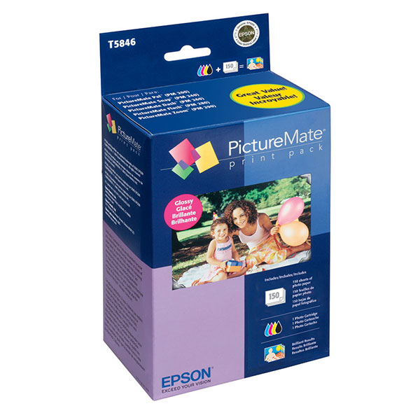 Ink and paper for Epson® Picture Mate Charm PM225, Picture Mate Show PM300.