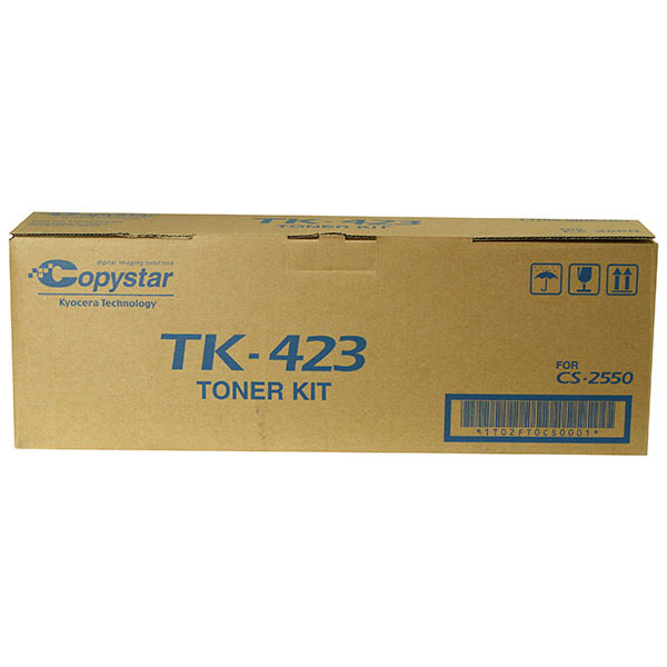 Copystar TK-423 TK423 Black Toner Cartridge (15K YLD)