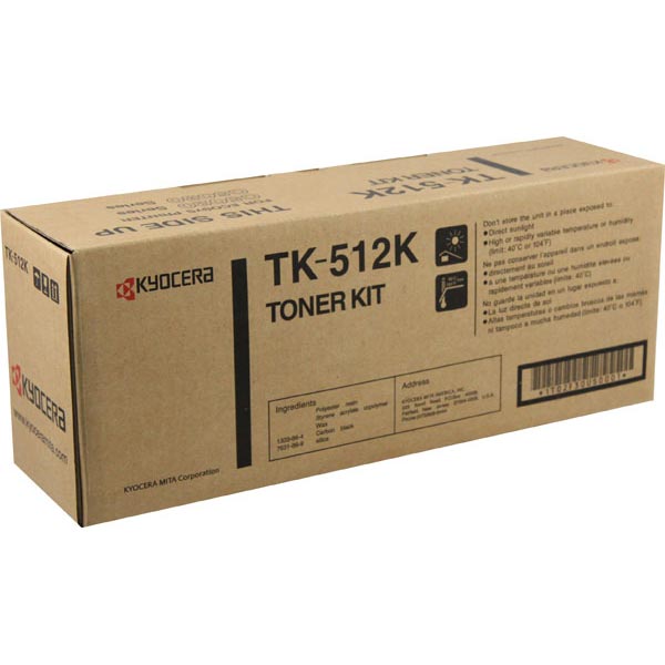 Kyocera Mita TK-512K OEM Black Toner Cartridge