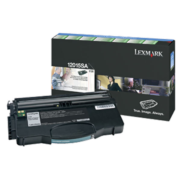 OEM laser cartridge for Lexmark™ E120n produces 2,000 pages at 5% coverage.
