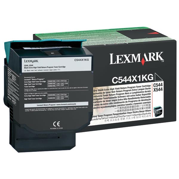 OEM toner cartridge for Lexmark™ C544dn, C544dtn, C544dw, C544n, X544dn, X544dtn, X544dw, X544n.