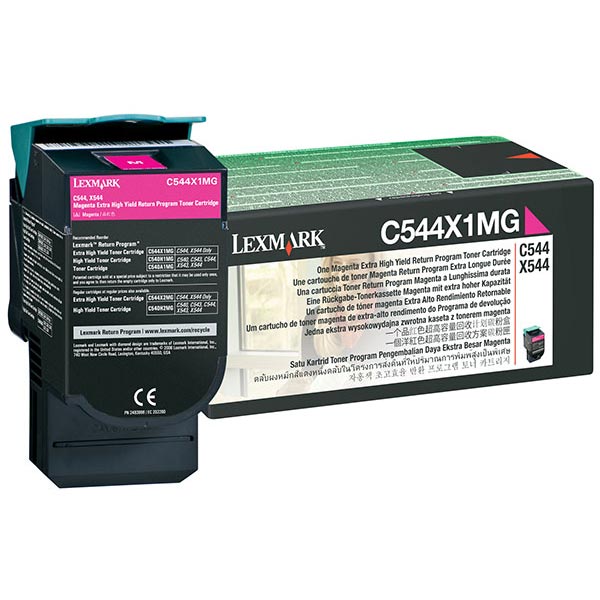 OEM toner cartridge for Lexmark™ C544dn, C544dtn, C544dw, C544n, X544dn, X544dtn, X544dw, X544n.