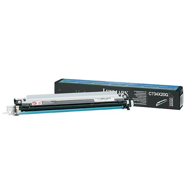 OEM photoconductor kit for Lexmark™ C734, C736, X734, X738 produces 20,000 pages.