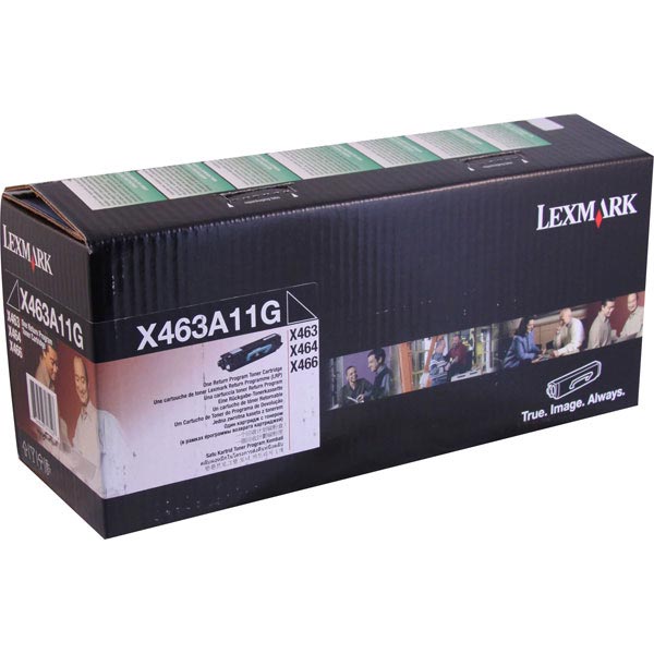 OEM toner for Lexmark™ X463de, X464de, X466de, X466dte, X466dwe.