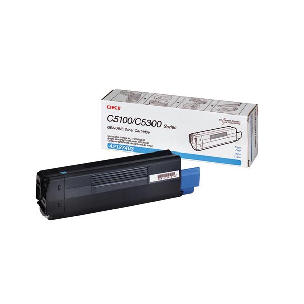 Compatible high-capacity printer laser cartridge for Oki� C5000 Series.42127403