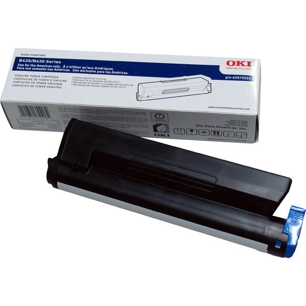 OEM toner cartridge for Oki® B420, B430.