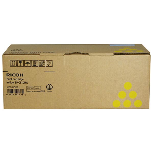 Ricoh 406478 OEM Toner Cartridge, Yellow, 6.6K Yield