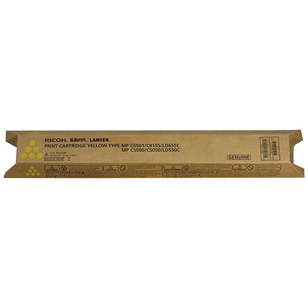 Ricoh 841453 OEM Toner Cartridge, Yellow, 17K Yield