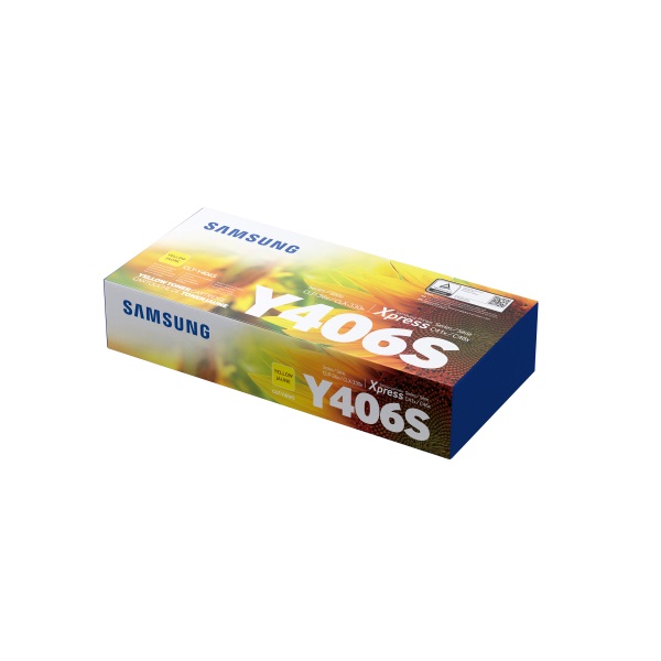 Samsung SU466A CLT-Y406S/XAA Yellow Toner Cartridge (1,000 Yield)