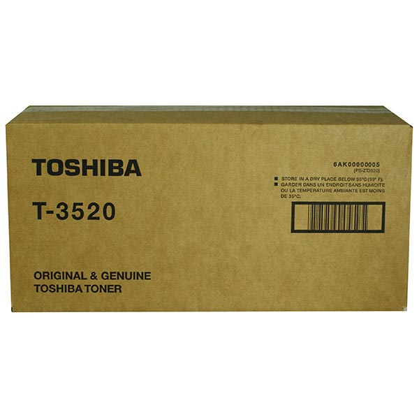 Toshiba T3520 OEM Toner Cartridge, Black, 21K Yield