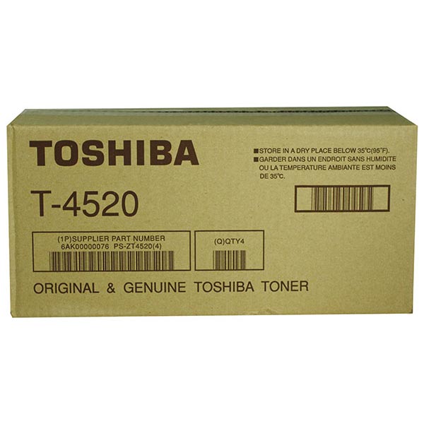 Toshiba T4520 OEM Toner Cartridge, Black, 21K Yield