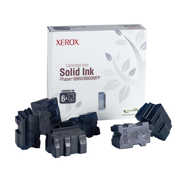 OEM solid ink sticks for Xerox® Phaser® 8860, 8860MFP produces 2,333 pages at 5% coverage.