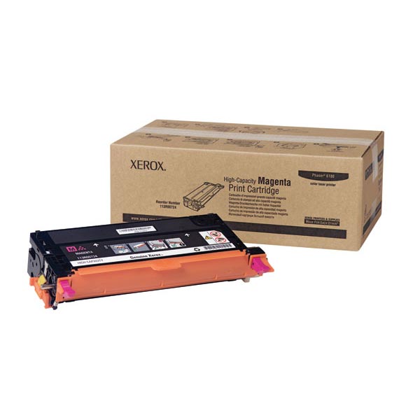 OEM toner cartridge for Xerox® Phaser® 6180 Series.