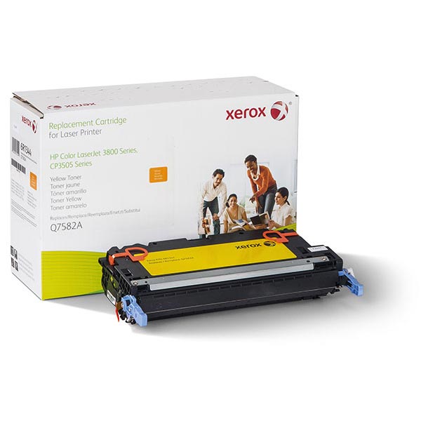 Compatible laser cartridge for HP Color LaserJet 3800, 3800dn, 3800dtn, 3800n, CP3505 Series produces 6,000 pages at 5% coverage.