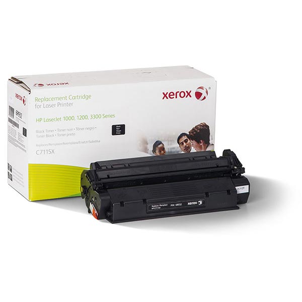 Compatible remanufactured high-capacity multifunction toner cartridge for HP LaserJet 1000, 1200, 1220, 3300 Series, 3380 All-in-One produces a 2,500 page-yield at 5% coverage.