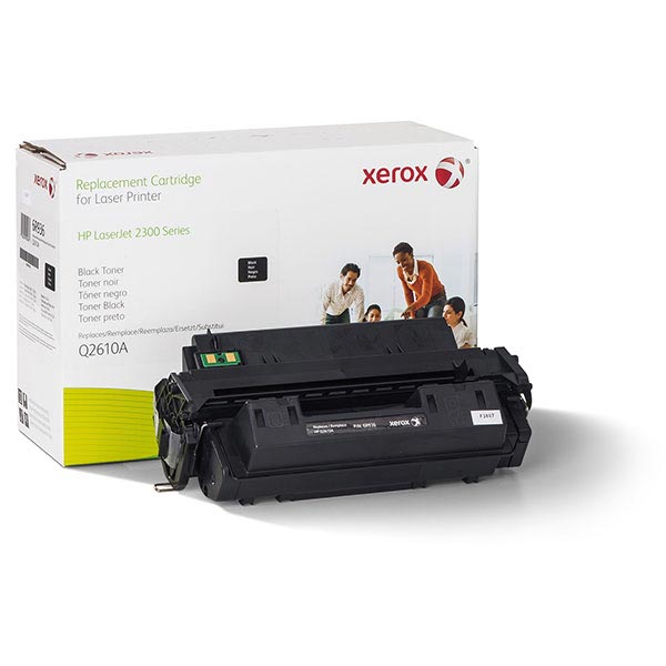 Compatible toner cartridge for HP LaserJet 2300 Series produces a 6,000 page-yield at 5% coverage.
