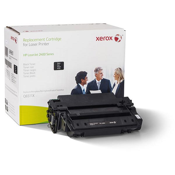 Compatible toner cartridge for HP LaserJet 2420, 2430 Series produces 12,000 pages at 5% coverage.