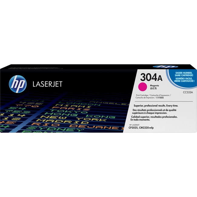 HP CC533AG toner cartridge Laser cartridge 2800 pages Magenta