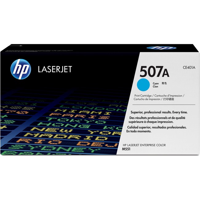 HP 507A Laser cartridge 6000 pages Cyan