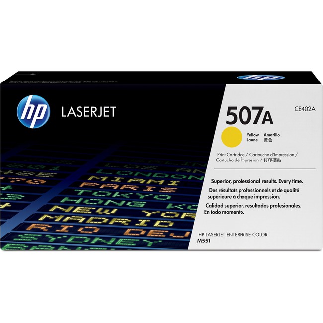 HP 507A Laser cartridge 6000 pages Yellow