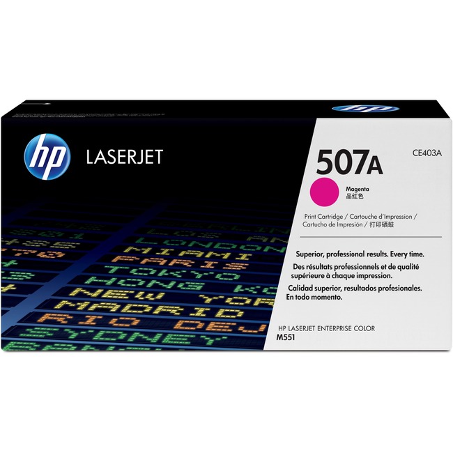 HP 507A Laser cartridge 6000 pages Magenta