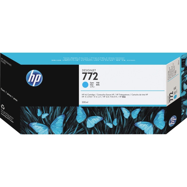 HP 772 ink cartridge Cyan 300 ml