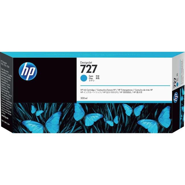 HP 727 ink cartridge Cyan 300 ml