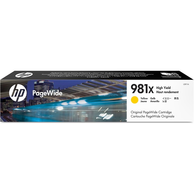 HP 981Y (L0R13A) PageWide Enterprise Color 556, 586, Managed Color E55650, E58650 Extra High Yield Cyan Original PageWide Cartridge (16,000 Yield)