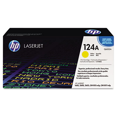 OEM Q6002A toner for HP Color LaserJet 2600 Series, 1600, CM1015mfp, CM1017mfp.