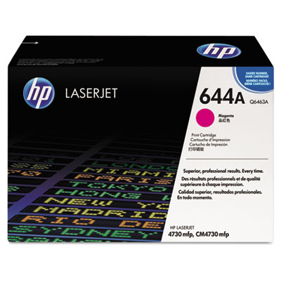 OEM Q6463A toner for HP Color LaserJet 4730 mfp, CM4730 mfp Series produces 12,000 pages.