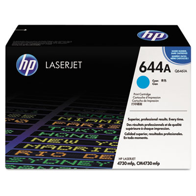 OEM Q6461A toner for HP Color LaserJet 4730 mfp, CM4730 mfp Series produces 12,000 pages.