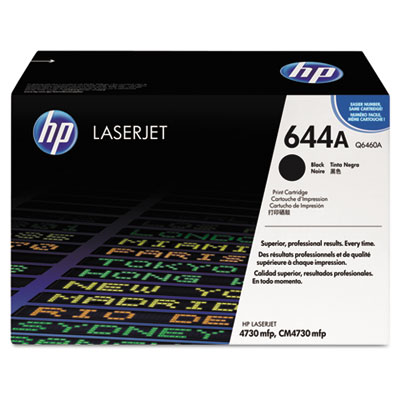 OEM Q6460A toner for HP Color LaserJet 4730 mfp, CM4730 mfp Series produces 12,000 pages.