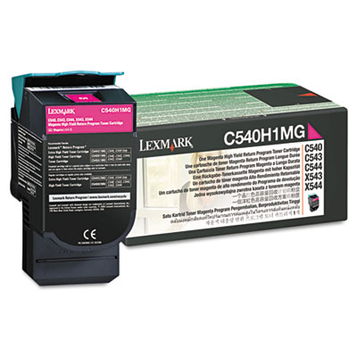 OEM toner cartridge for Lexmark C540n, C543dn, C544dn, C544dtn, C544dw, C544n, C546dtn, X543dn, X544dn, X544dtn, X544dw, X544n, X546dtn.