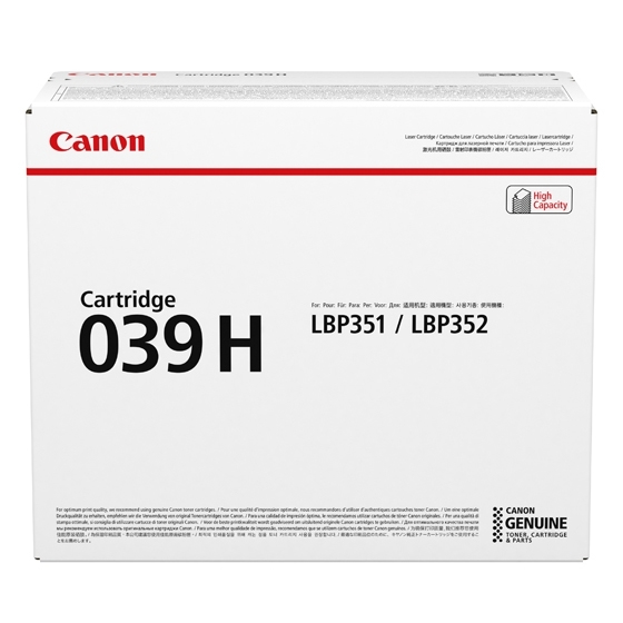 Canon 039H Laser cartridge 25000 pages Black