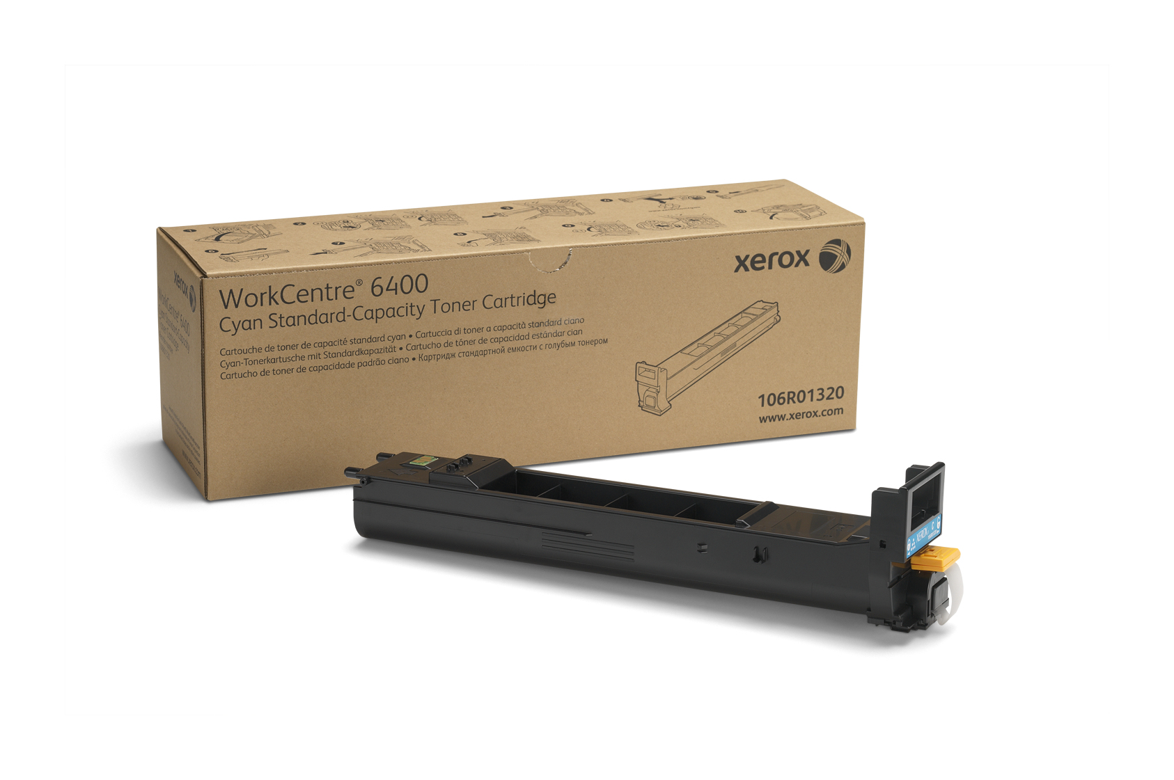 Xerox 106R01320 toner cartridge Laser cartridge 8000 pages Cyan