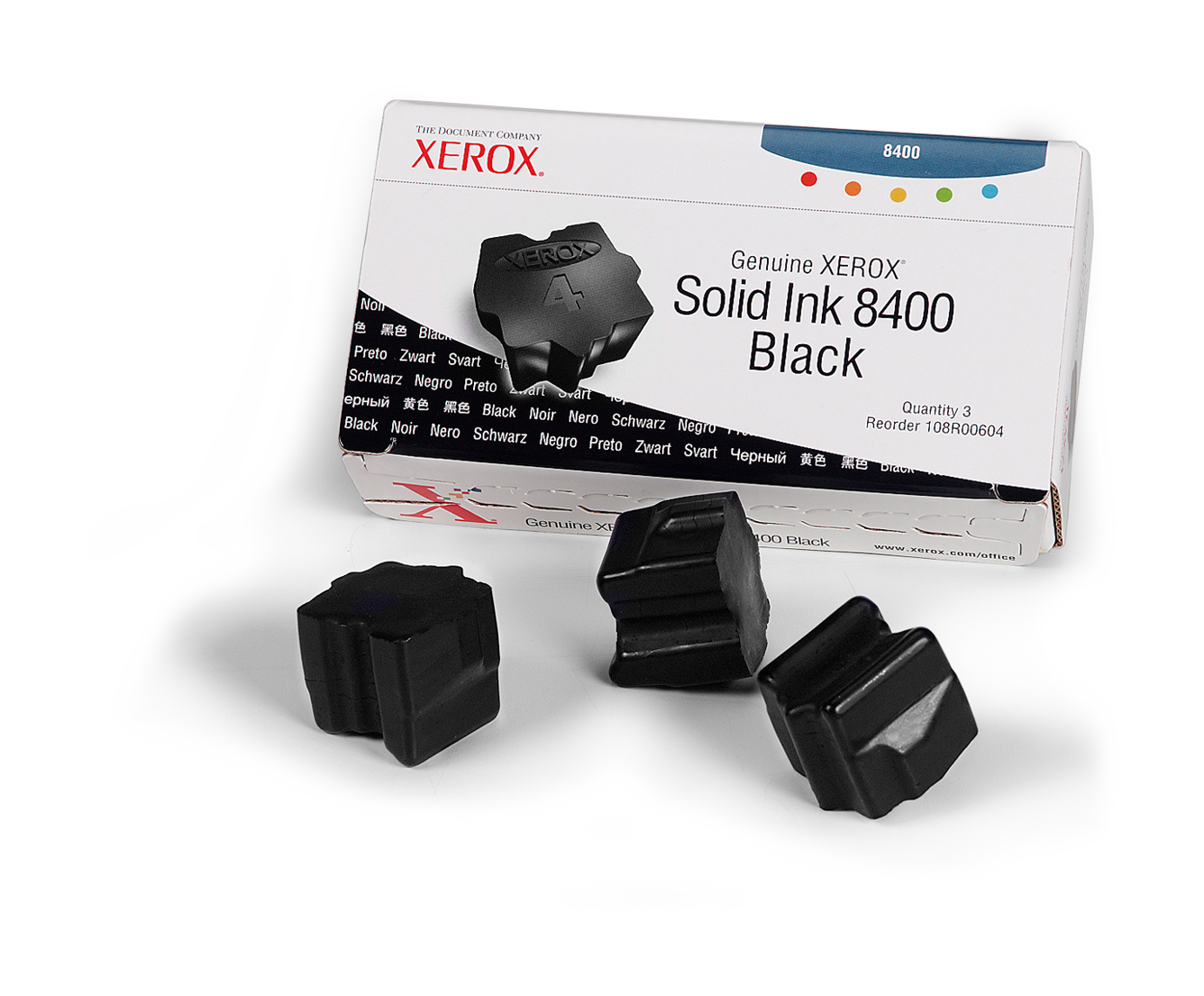 Xerox 108R00604 ink stick 3 pcs Black 3400 pages