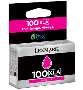 Lexmark 100XLA ink cartridge Magenta