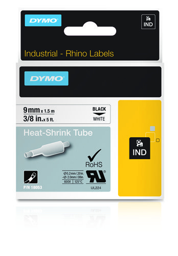 DYMO 18053 label-making tape Black on white