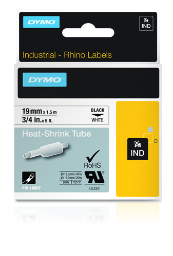 DYMO 18057 label-making tape Black on white