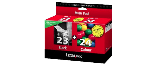 Lexmark 23 24 Twin ink cartridge Black Cyan Magenta Yellow