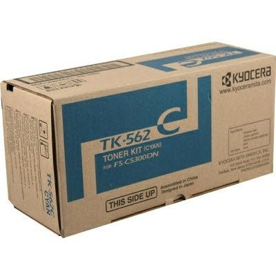 Kyocera Mita 1T02HNCUS0 TK-562C OEM Toner Cartridge, Cyan, 10K Yield