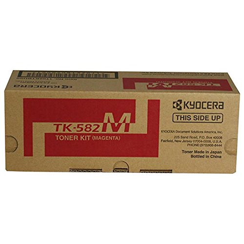 Genuine Kyocera TK-582M Magenta Toner Kit - 1T02KTBUS0 For Ecosys FS-C5150DN, Up To 2800 Pages