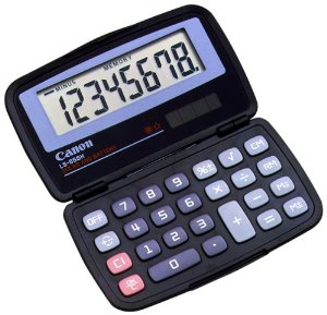 Canon LS-555H calculator Pocket Basic Black Blue